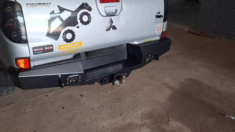 Triton MN-ML 2010-2015 | Rear Bumper with towbar